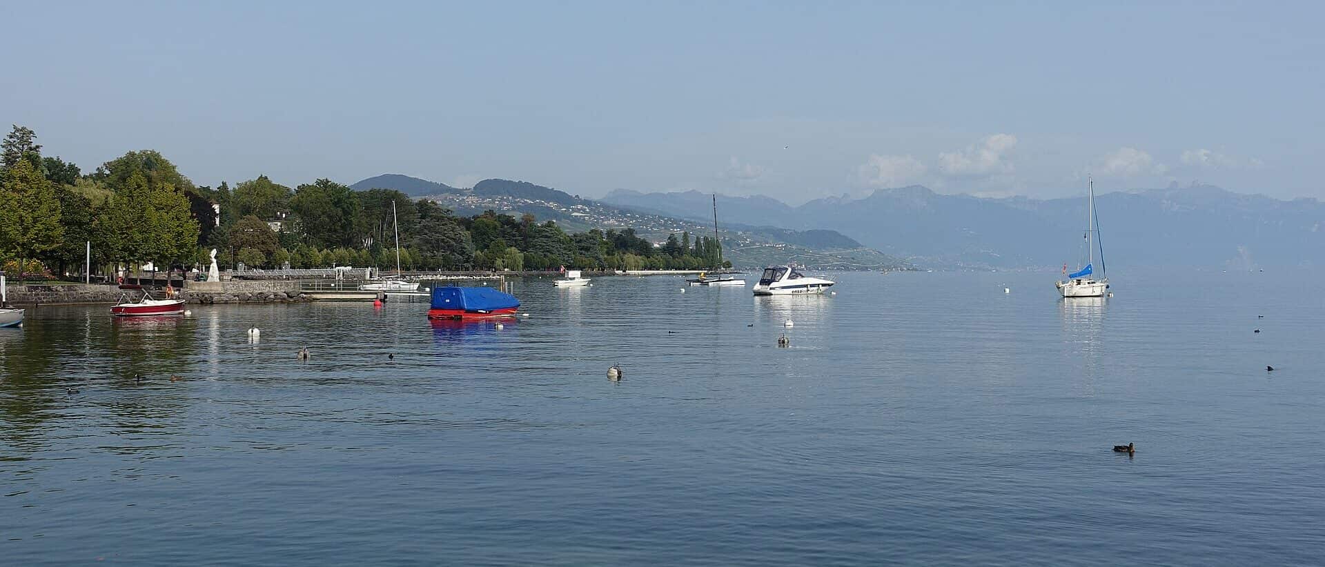 Lac Léman at Ouchy, Lausanne